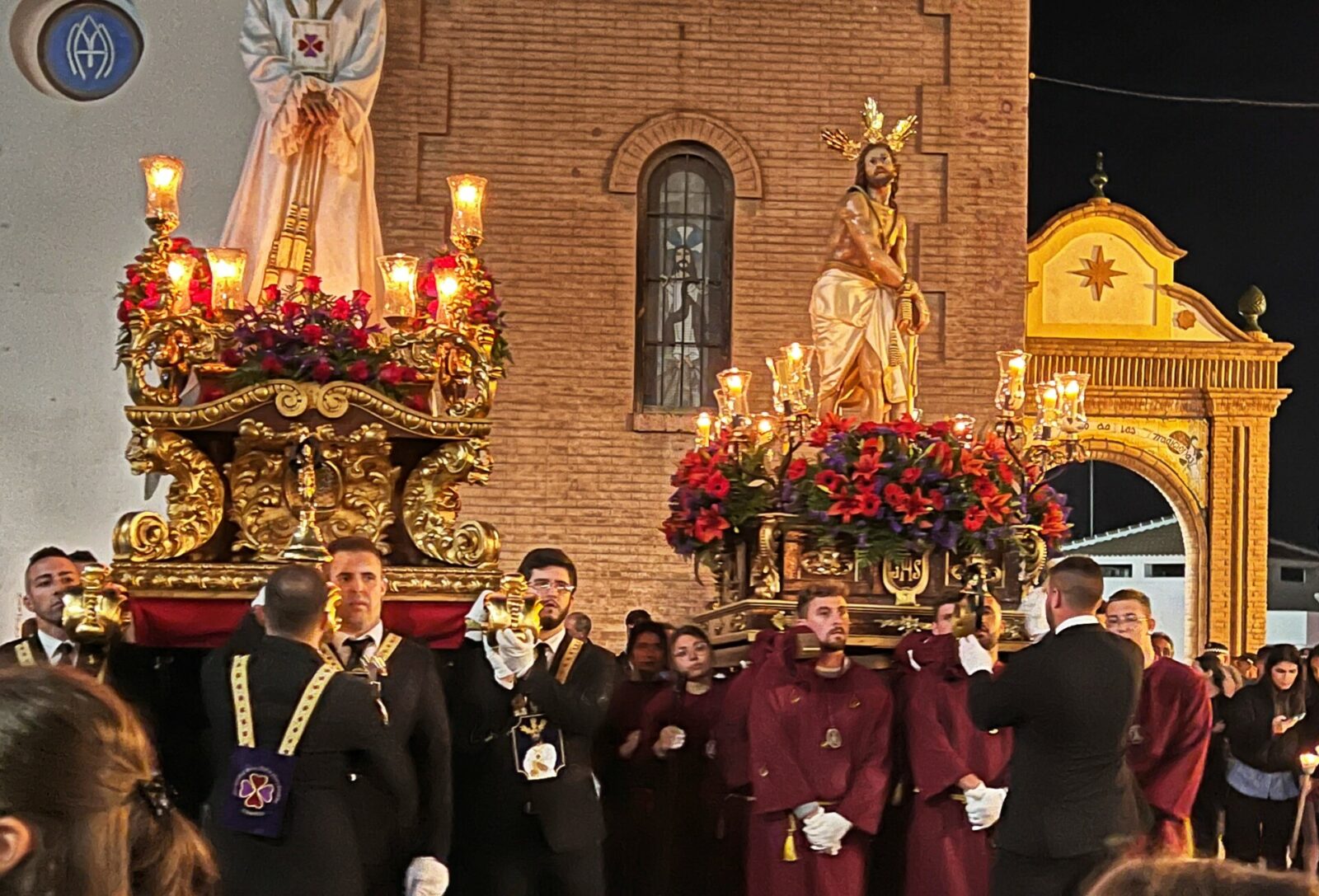 Photo depicts Semana Santa in Cómpeta which is in Malaga province. The blog aims to explore the cultural differences between Semana Santa in a town and in a city.